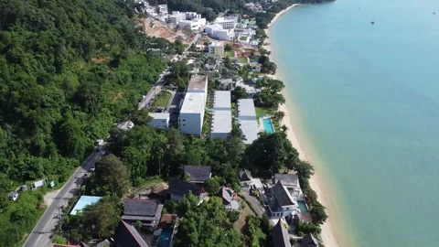 PHUKET BEACH AND ROAD Video stock 296721923