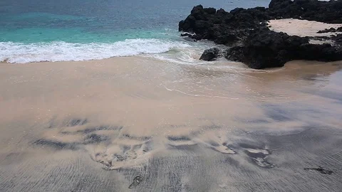 Phuket beach sea, View of beach sea on sun light in the summer. At Karon Beach Stock Footage 126771626