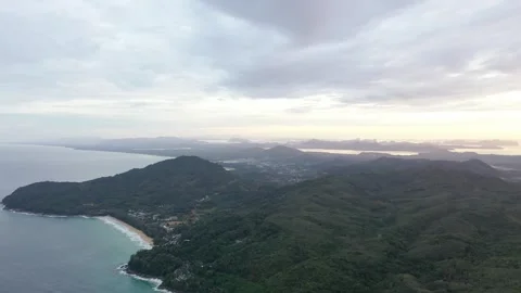 Phuket Coastline from Drone Stock Footage 301026454