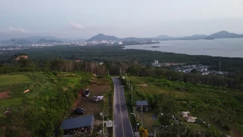 PHUKET HILL SEA VIEW Video stock 296721890