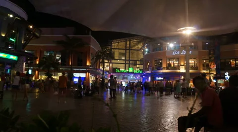 Phuket, Jungceylon inside, time lapse Stock Footage 43145715