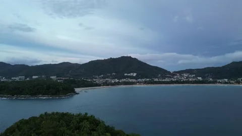Phuket. Kata beach. Sunset Stock Footage 220548671