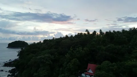 Phuket. Kata beach. Sunset Stock Footage 220548864