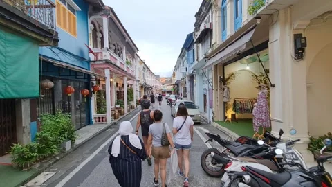 Phuket Old Town 動画素材 212793542