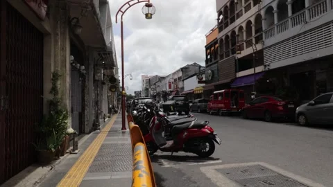 Phuket Old Town Stock Footage 310304844