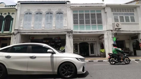 Phuket Old Town Stock Footage 310304885