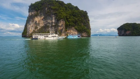 Phuket point view Thailand Time-lapse video Stock Footage 122622375