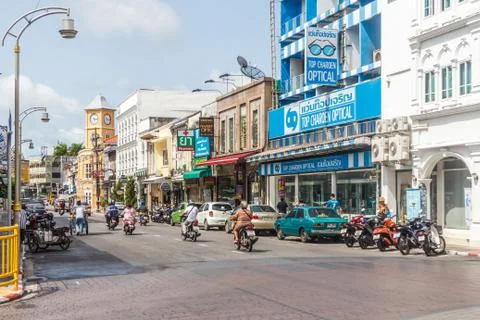 Phuket road Stock-Fotos