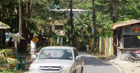 Phuket Road Thailand Stock Footage 83103316