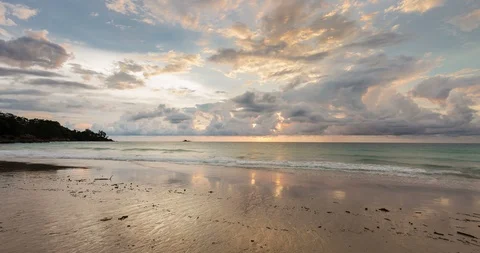 Phuket Sunset Time Lapse Stock Footage 86293079