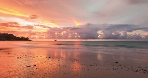 Phuket Sunset Time Lapse 動画素材 86293170