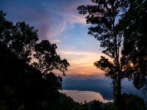 Phuket Sunset Twilight Video stock 74763435