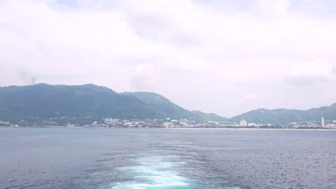 Phuket view from cruise ship. Stock Footage 258921702