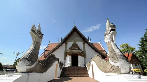 Phumin Temple In Nan, Thailand Stock Footage 41154855