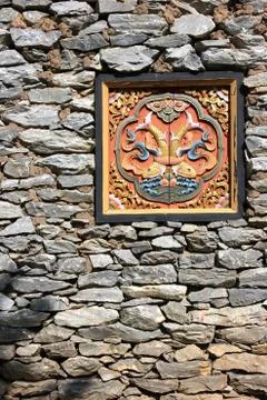 Phutan window wall Stock Photos