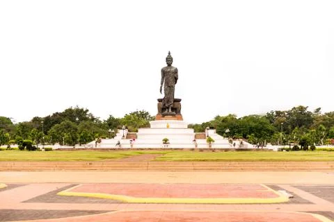 Phutthamonthon in thailand isolate background Stock Photos