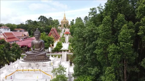Phutthathiwat Temple วัดพุทธาธิวาส Video stock 194475364