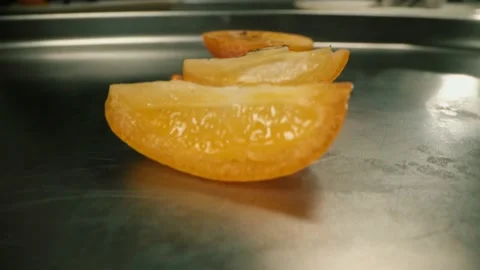 Physalis is burned by fire Stock Footage 198900940