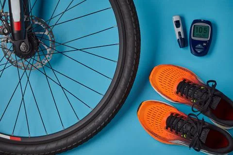 Physical activity to normalize blood sugar of a diabetic person Stock Photos