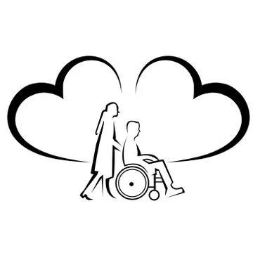 Physical Disability Insurance Stock Illustration