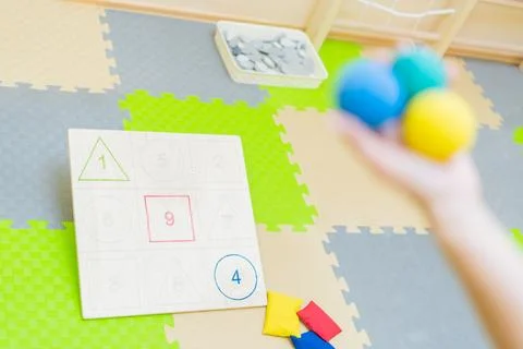 Physical education class in school Stock Photos