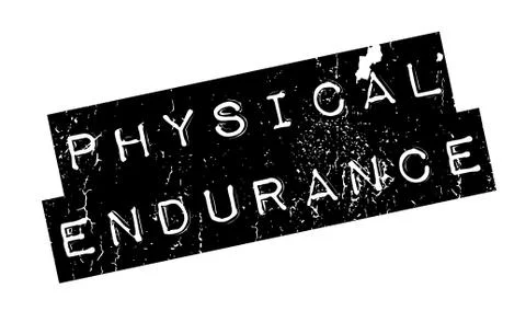 Physical Endurance rubber stamp Stock Illustration