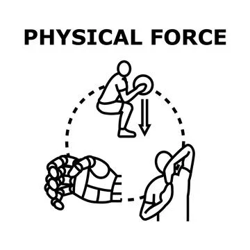 Physical force concept linking human exercise with robotic assistance Иллюстрация
