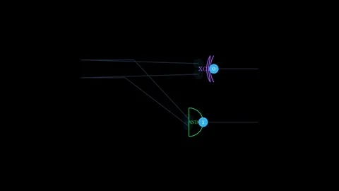 The physical manifestation of Binary Addition Stock Footage 335764492