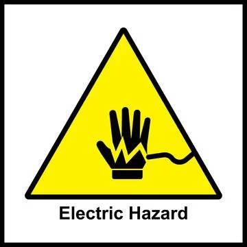 Physical material hazard symbols in the lab icon design Stock Illustration
