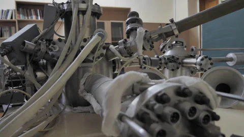 Physical Measuring Devices In The Laboratory Stock Footage 240565478