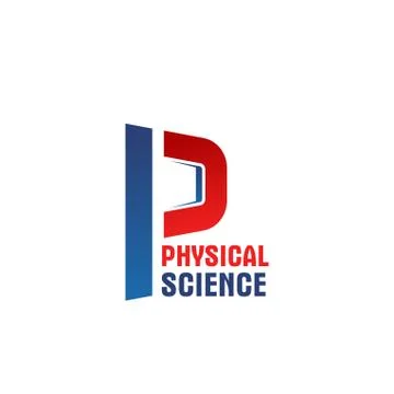 Physical science vector letter P icon Stock Illustration