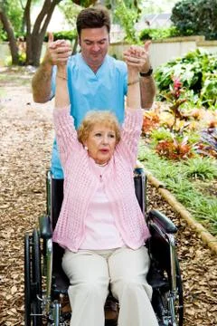 Physical Therapist at Work Stock Photos