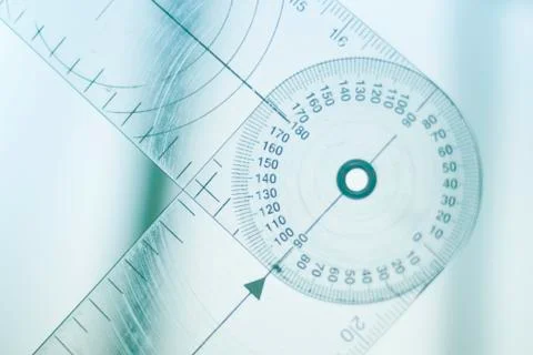 Physical therapy goniometer Stock Photos