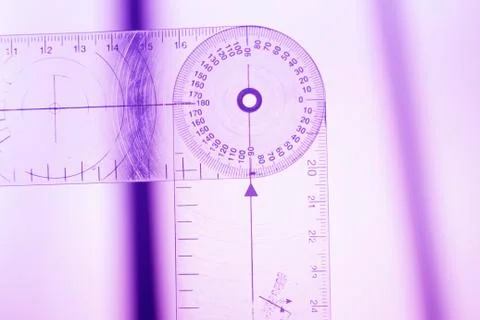 Physical therapy goniometer Stock Photos