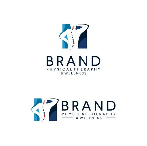 Physical therapy logo vector icon illustration. Body health logo Icon. natural w Stock Illustration