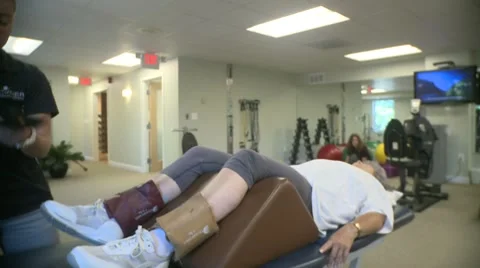Physical Therapy Session (4) Stock Footage 8569803