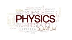 Physics animated word cloud, text design... | Stock Video | Pond5