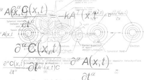Physics background white Stock Footage 24246072