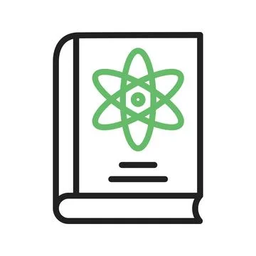 Physics Book Icon Image. Stock Illustration