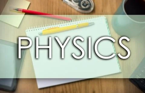 PHYSICS - business concept with text Stock Illustration