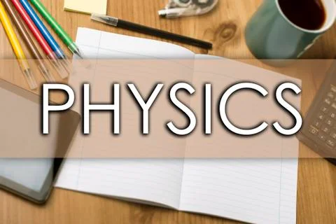 PHYSICS - business concept with text Foto stock
