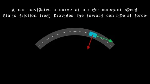 The physics of centripetal force Stock Footage 335190762