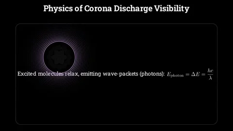 Physics of Corona Discharge Visibility Stock Footage 337061553