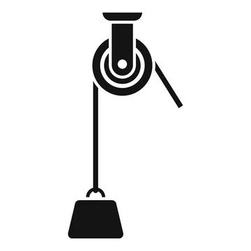Physics effort weight icon simple vector. Work challenge 스톡 일러스트