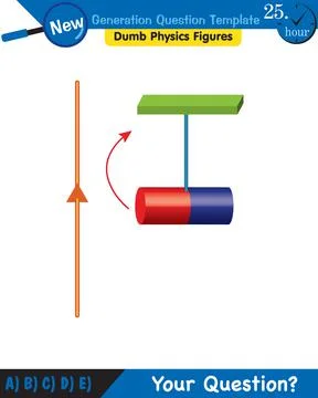 Physics, electrification by friction Stock Illustration