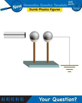 Physics, electrification by friction Stock Illustration