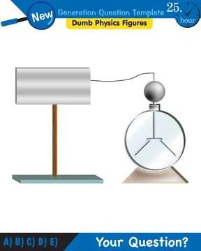 Physics, electromagnet Stock Illustration