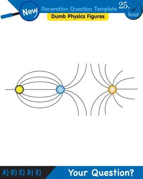 Physics, electromagnetic field Stock Illustration