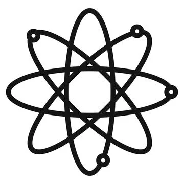 Physics Equation Icon Ideal for Academic Use Stock Illustration
