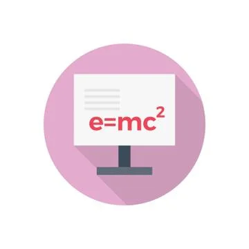 Physics flat color icon イラスト素材